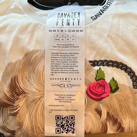 Savage X Fenty Spank Graphic Tee By Rihanna - Picture 16 of 16